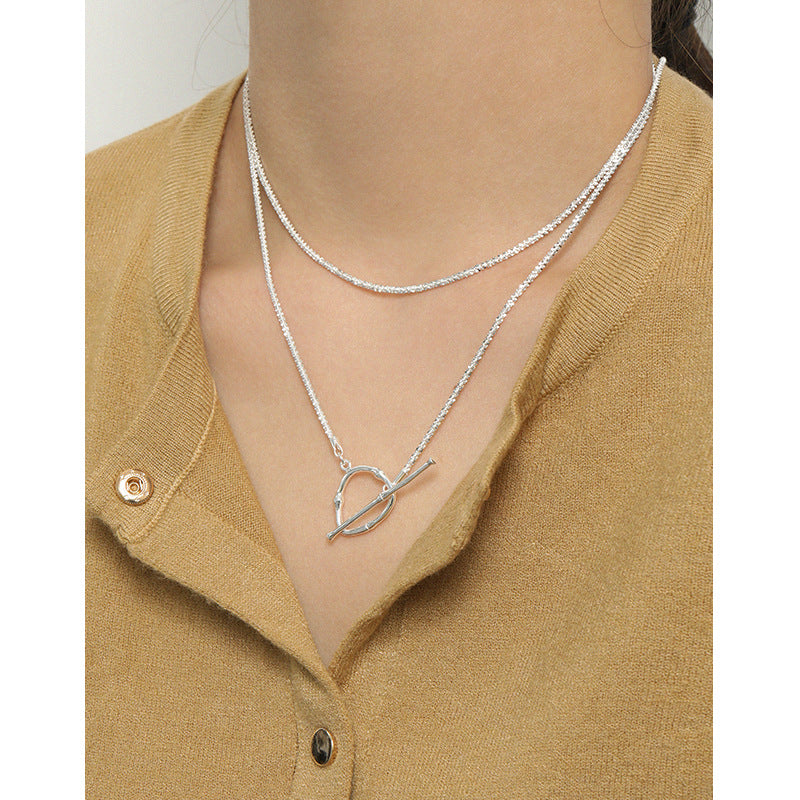 OT shaped chain necklace
