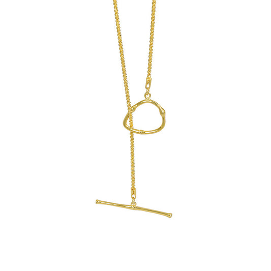 OT shaped chain necklace